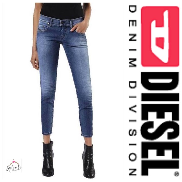🔥Diesel Grupee-Ankle Super Slim Skinny Low Waist - Picture 3 of 8